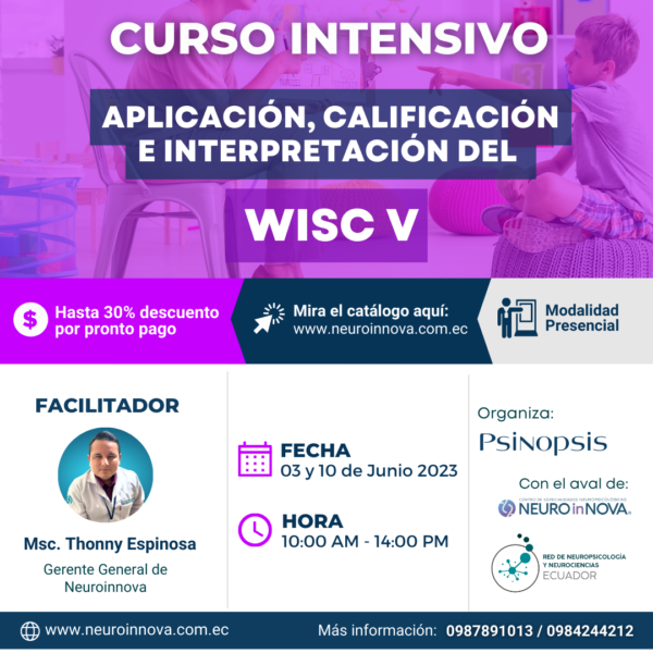 Aplicación, Calificación e Interpretación del WISC-V